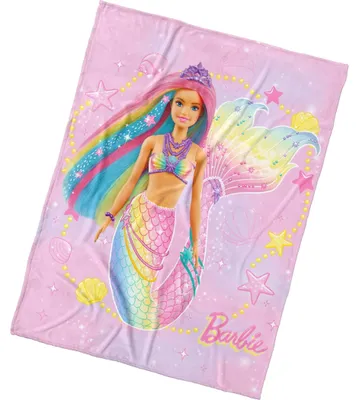Produktbild von Babydecke Barbie Meeresprinzessin 150x200 cm