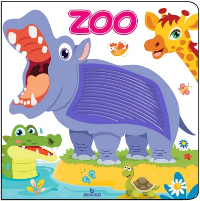 Zdjęcie produktu dla Zabawka Edukacyjna ZOO - Książeczka Sensoryczna dla Dzieci