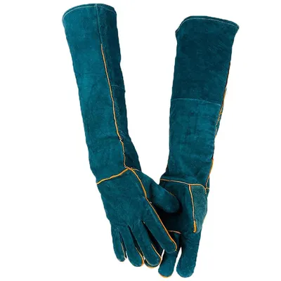 Produktbild von Bissfeste Handschuhe, 60 cm/23,6 Zoll bissfeste Arbeitshandschuhe zum Schweißen, Hund/Katze/Vogel/Schlange/Eidechse/Reptil