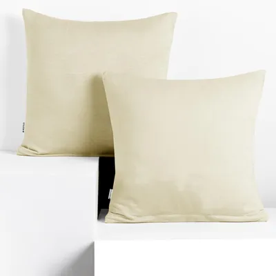 Zdjęcie produktu dla Poszewka bawełna AMBER 80x80 2szt. beżowa DecoKing