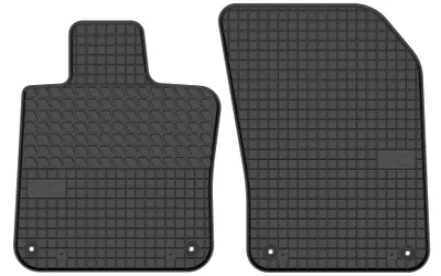 Image de Tapis avant en caoutchouc pour Volvo V90 / S90 depuis 2016 (break/berline) – 2 pièces, noirs, sur mesure