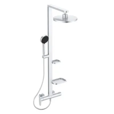 Produktbild von Ideal Standard BD584SI Duschsystem Alu+ m.CFlow Brausearm.
