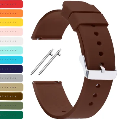 Silikon Armband Leder Armbanduhr Reinigen 16 18 20 22 24 Mm