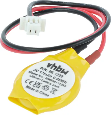 Produktbild von vhbw BIOS-Batterie kompatibel mit Sony Vaio VGN-SZ55GN, VGN-S380P, VGN-SZ48GN, VGN-XZ4XWN PCG-6Q1M Computer Notebook (17 mAh, 3 V, Li-Ion)