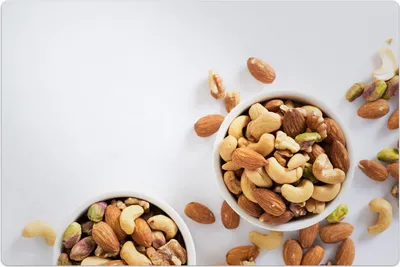 Produktbild von Küchenmatte 140x210 cm Vinylmatte Bodenmatte Dekoration - Nüsse Motive