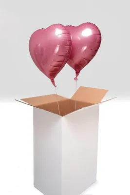 Image de Ballons à cœur rose
