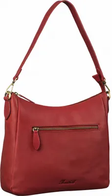 Produktbild von Benthill Damen Tasche Leder - Handtasche aus echtem Rindsleder - Umhängetasche mit Reißverschluss - Schultertasche / Ledertasche - Vintage Bag