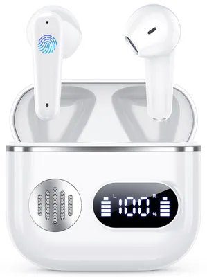 Productafbeelding van Bluetooth-hoofdtelefoon, Bluetooth 6.1 – draadloze hoofdtelefoon met 6 ENC-ruisonderdrukking