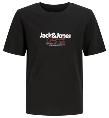Produktbild von Jack&Jones Übergrößen T-Shirt schwarz JORCASSIS