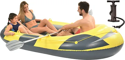Produktbild von Sandora Familien Schlauchboot-Set mit Doppelhubpumpe 99900