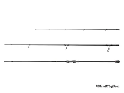 Produktbild von Delphin DIMENZIA LS+ Angelrute 4,3 m 175 g 3 Teile