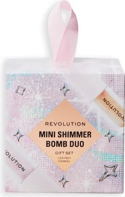 Zdjęcie produktu dla Revolution Mini Shimmer Bomb Lip Duo Zestaw dwóch błyszczyków