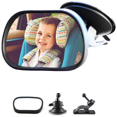 Immagine prodotto di TRANKIELO® - Specchio retrovisore per bambini - Regolabile, sicuro e facile da installare - Universale, adatto a tutte le auto