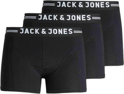 Image de Boxer Jack&Jones 12081832-BLACK-BLACKWAIS pour Homme