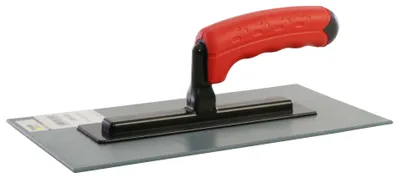 Produktbild von TRIUSO Kunststoff-Glättekelle mit Softgriff, Blattstärke 3 mm, 140 x 280 mm