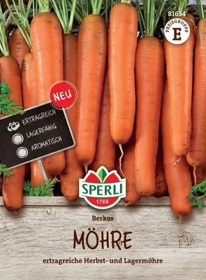 Produktbild von SPERLI Möhrensamen Berkos F1 Daucus carota 4-5 lfd. Meter