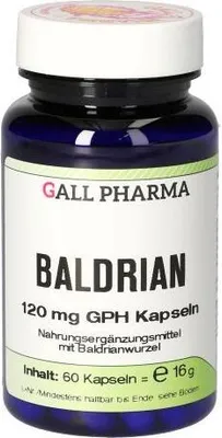 Image de GALL PHARMA Valériane 120 mg GPH gélules, 60 gélules
