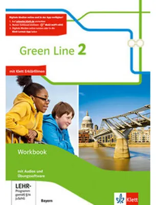 Immagine prodotto di Green Line. Workbook mit 2 Audios und Übungssoftware. 6. Schuljahr. Ausgabe Bayern ab 2017