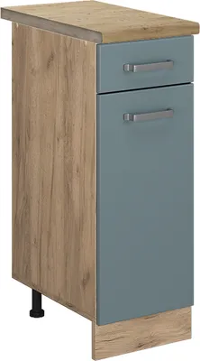 Obrázek produktu pro Spodní skříňka kuchyňské linky Vicco R-Line Modrošedá 30 cm , PD Dub, Model 46119