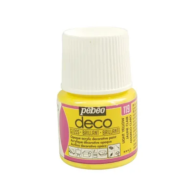 Immagine prodotto di Colore acrilico opaco lucido - Giallo chiaro - 45 ml