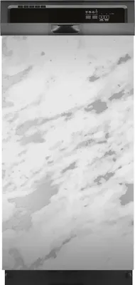 Produktbild von Magnete Dekorative 45x80 cm Küche Magnetmatte Spülmaschine - weiss Marmor