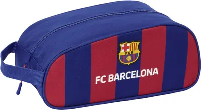 Produktbild von Schuhtasche für die Reise F.C. Barcelona Granatrot Marineblau 34 x 15 x 18 cm