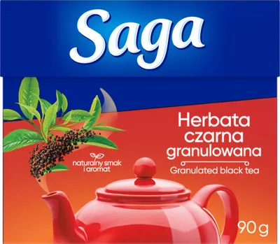 Zdjęcie produktu dla Saga Herbata Czarna Granulowana 90G