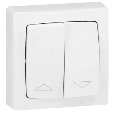 Produktbild von Legrand OTEO Aufputz Jalousieschalter / Rolladenschalter, 086013