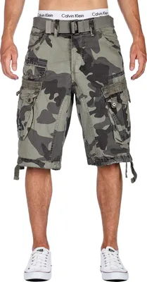 Produktbild von Geographical Norway PERICOLO Kurze Hose Farbe: Camo L-Grey Größe: S