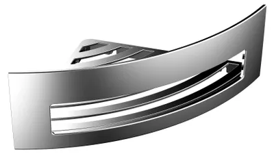 Produktbild von Chrom Ecken Wandkorb für das Badezimmer