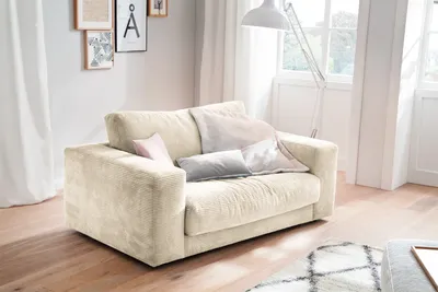 Produktbild von KAWOLA Doppelsessel MADELINE Loveseat Cord cremeweiß