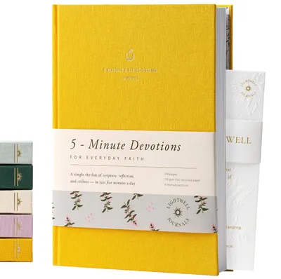 Image de Journal de dévotion de 5 minutes pour femmes, avec des versets bibliques et des prières