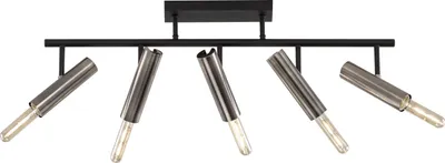 Produktbild von Fischer & Honsel Dean Deckenleuchte 5-fach E27 schwarz 20495