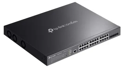 Image de Commutateur réseau géré 24 ports 2,5 Gbit/s, avec 4 ports 10 Gbit/s SFP+, 16 ports PoE+ et 8 ports PoE++