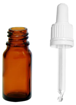 Produktbild von 10ml Apothekerflaschen mit Tropfer, Schrauber, Pipetten, Vereinzler, 1 Stk., Pipette