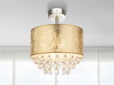 Produktbild von Globo Lighting Deckenleuchte Metall Nickel matt, 1x E27