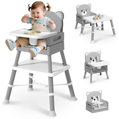 Image de Solidchoice - Siège haut multifonctionnel pour bébés, avec des fonctionnalités réglables
