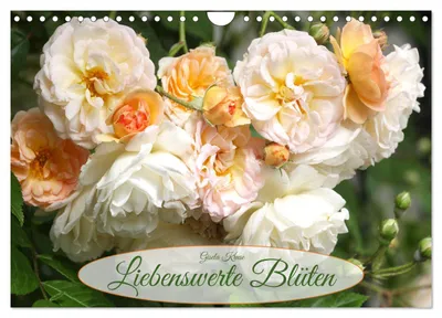 Produktbild von Liebenswerte Blüten (Wandkalender 2027 DIN A4 quer), CALVENDO Monatskalender