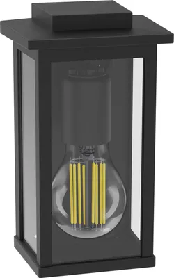 Immagine prodotto di Lampada da parete per esterni Philips Mirth IP44 E27 60 W nero