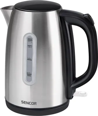 Immagine prodotto di Sencor SWK 1720BK bollitore elettrico 1,7 L 2200 W Nero, Acciaio inossidabile