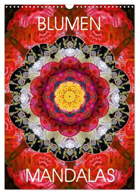 Produktbild von BLUMEN MANDALAS (Wandkalender 2027 DIN A3 hoch), CALVENDO Monatskalender