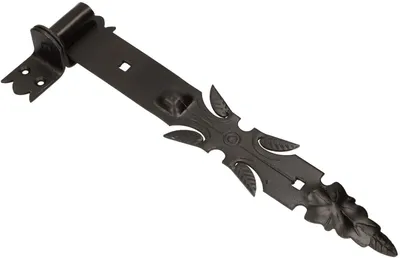 Produktbild von KOTARBAU® Ladenband Schmiedeeisen mit Kloben 400 mm Türband Torband Türscharnier Torscharnier Scharnier Band Baubeschlag Torbeschlag Rostfrei