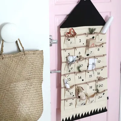 Produktbild von befüllbarer Adventskalender Adventskalender,Befüllbarer Weihnachts-Adventskalender mit 24 Taschen