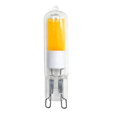 Produktbild von LED COB Stiftsockel Leuchtmittel 2W = 20W G9 klar Glas warmweiß 2700K