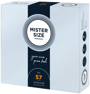 Obrázok produktu pre MISTER.SIZE 57 mm kondómy 36 kusov