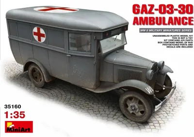 Immagine prodotto di 1/35 GAZ-03-30 Ambulanza MiniArt