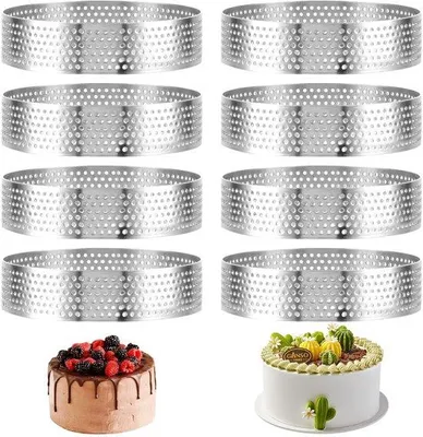 Produktbild von Famanu Pannenkoekenvormen 8 Stück - Dessertringe 2 cm