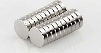 Produktbild von 5 x Oblique Unique Neodym Magnet Extrem N50 ø 8 x 2 mm