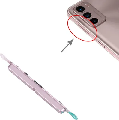 Produktbild von Volume Button Taste für Motorola Moto G42 Lautstärke Ersatzteil Reparatur Pink