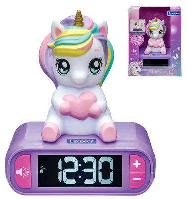 Produktbild von Digitalwecker mit 3D Einhorn und Soundeffekten